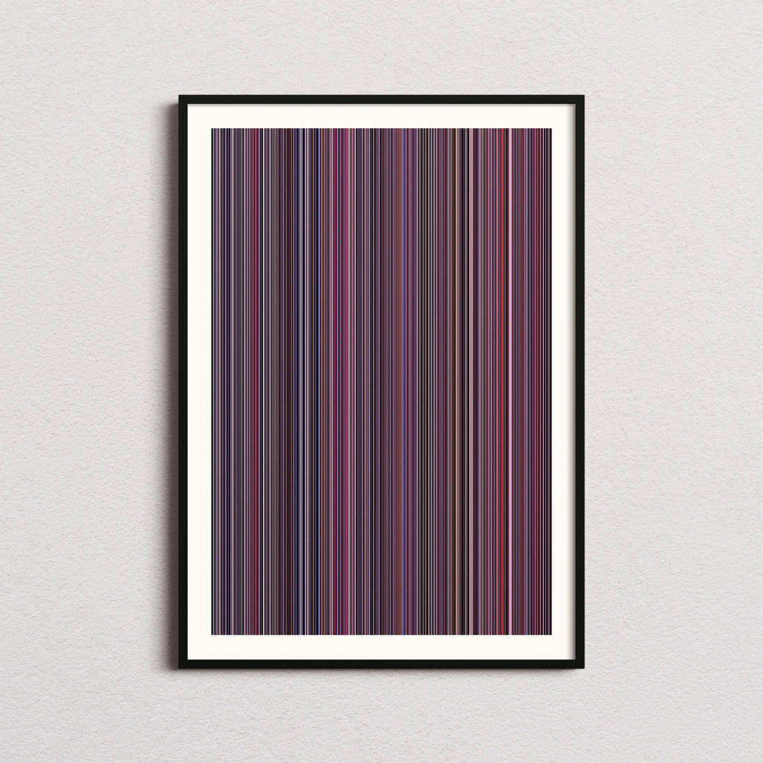 Conclave Movie Barcode Poster - Barcode Only