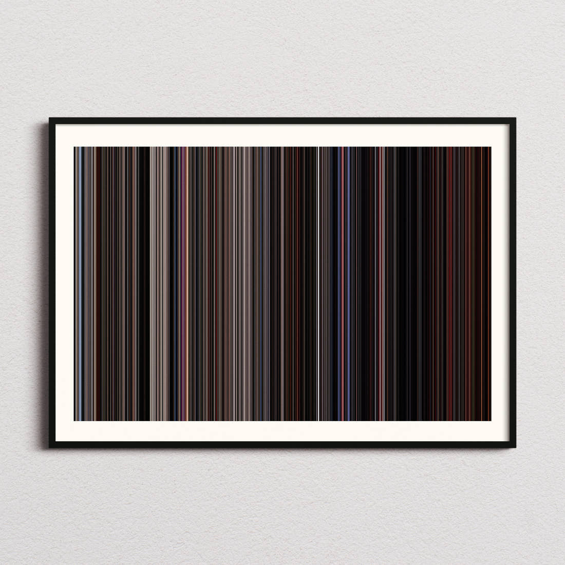 Conquest of the Planet of the Apes Movie Barcode Poster - Barcode Only