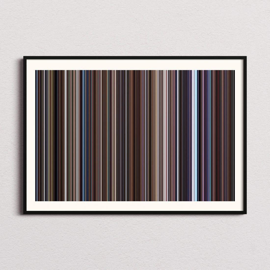 Contact Movie Barcode Poster - Barcode Only
