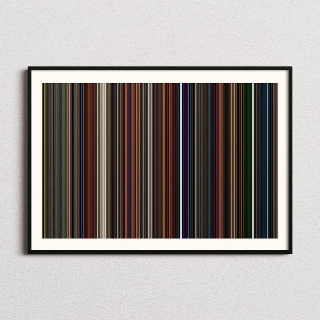 Coraline Movie Barcode Poster - Barcode Only