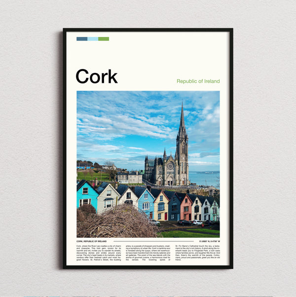 Cork - St Colman's Cathedral - Travel Print