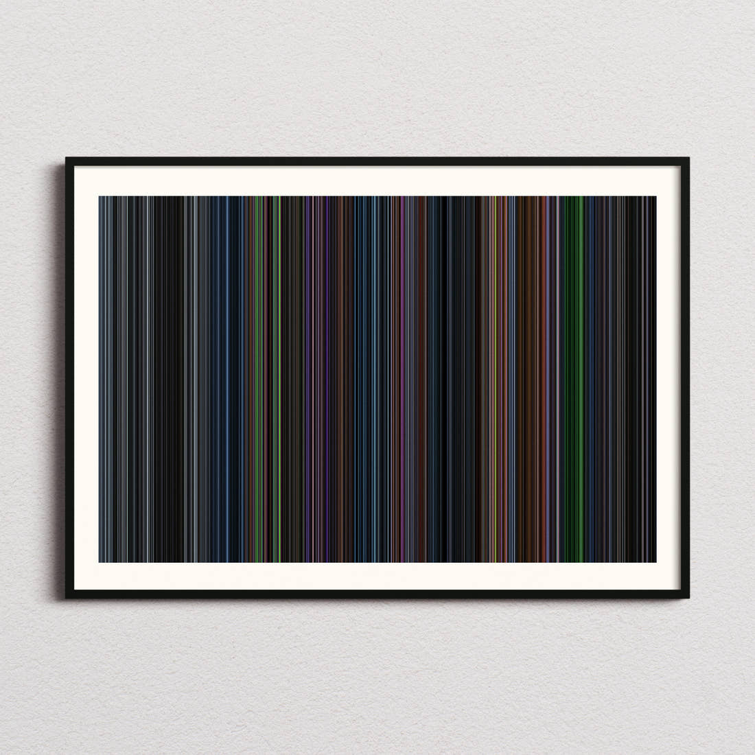 Corpse Bride Movie Barcode Poster - Barcode Only