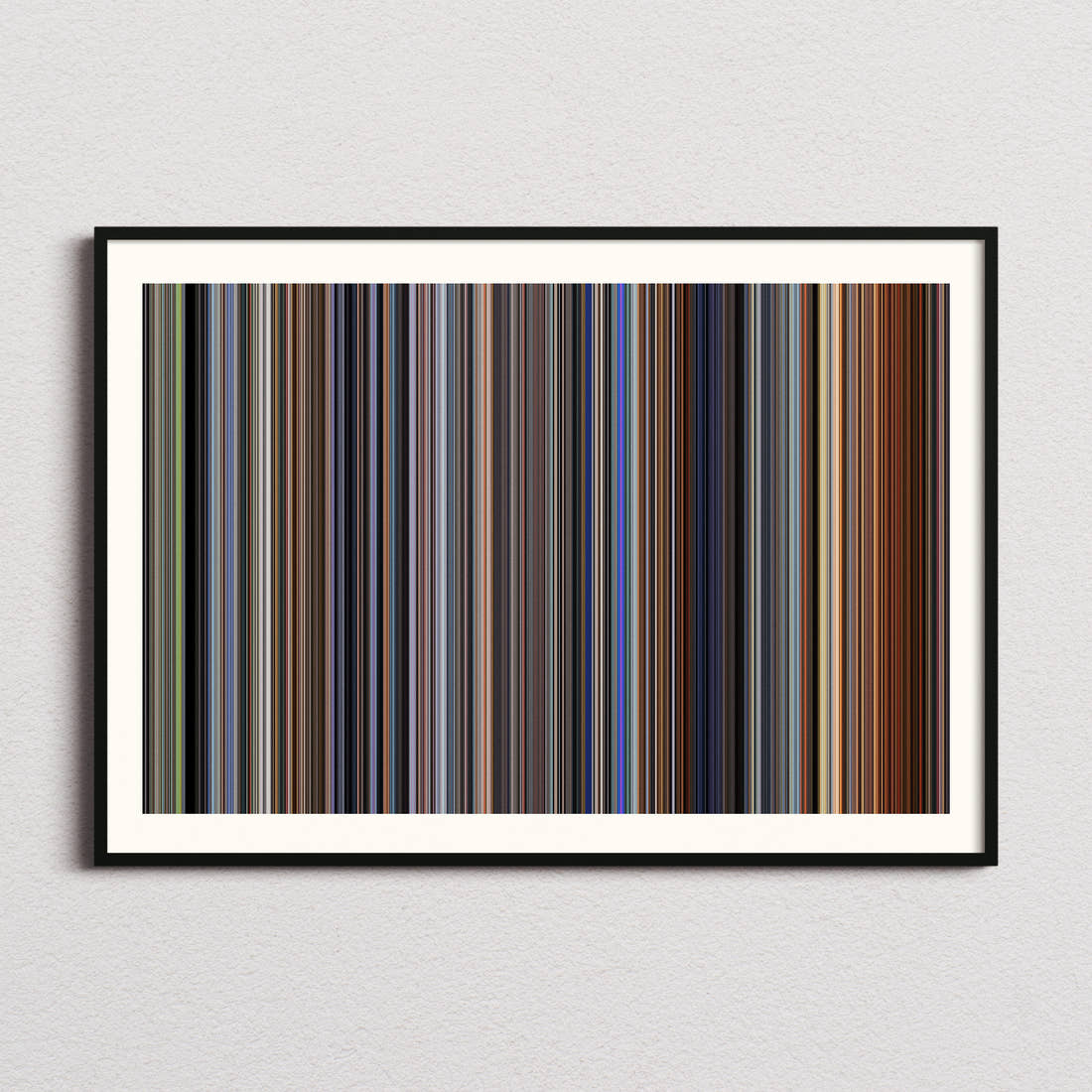 Cowboy Bebop: The Movie Barcode Poster - Barcode Only