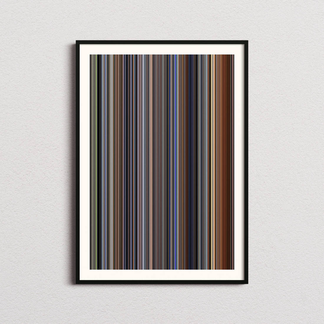 Cowboy Bebop: The Movie Barcode Poster - Barcode Only