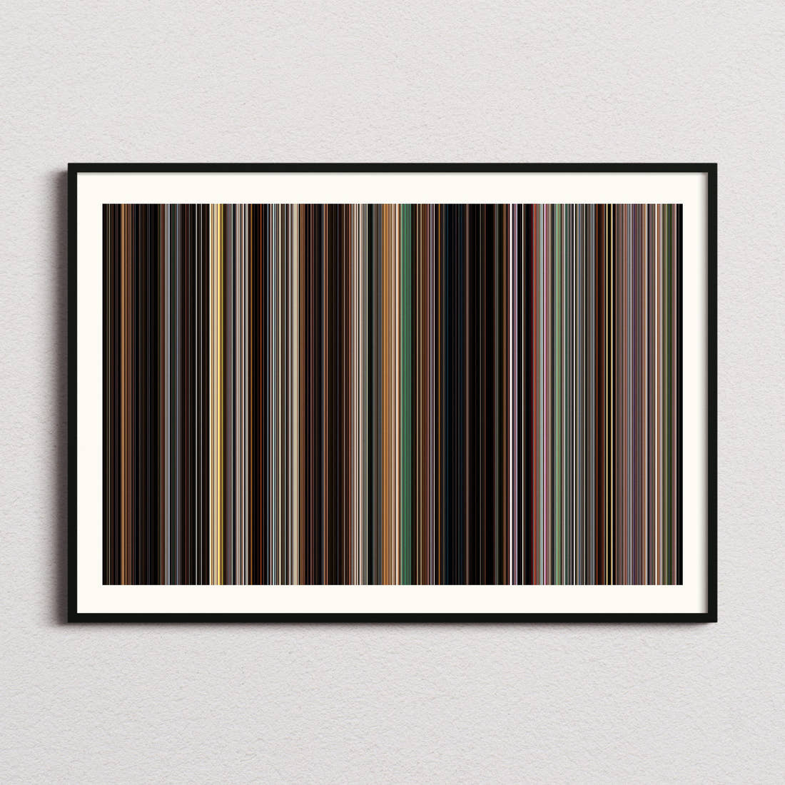Crazy, Stupid, Love Movie Barcode Poster - Barcode Only