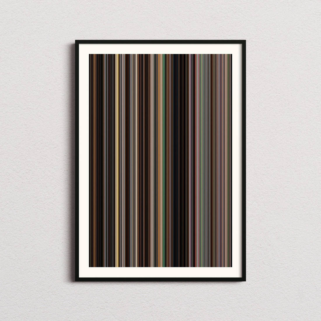 Crazy, Stupid, Love Movie Barcode Poster - Barcode Only