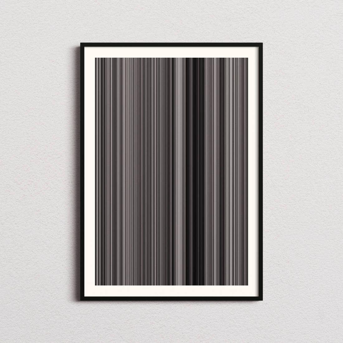 Creature from the Black Lagoon Movie Barcode Poster - Barcode Only