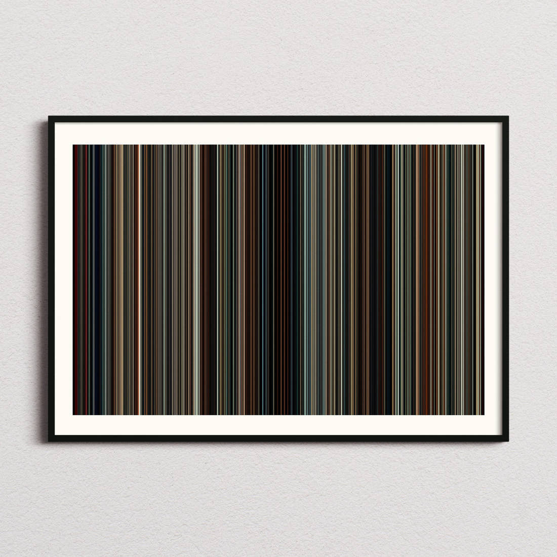 Crime 101 Movie Barcode Poster - Barcode Only