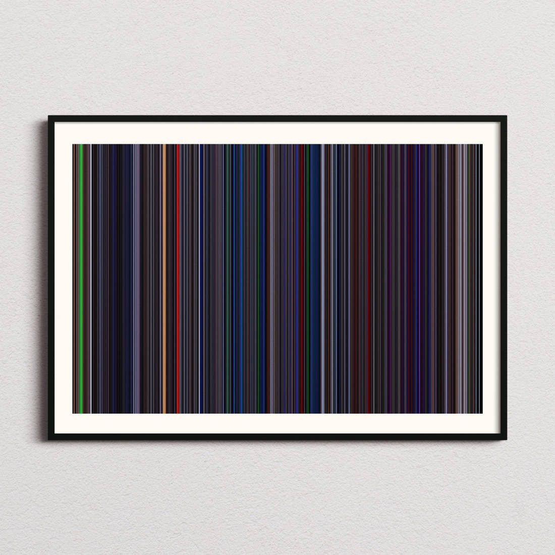 Crimson Tide Movie Barcode Poster - Barcode Only