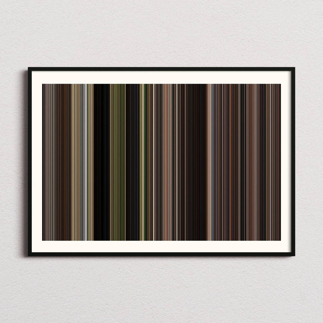 Crocodile Dundee Movie Barcode Poster - Barcode Only