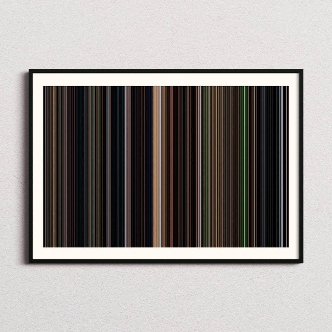 Crouching Tiger, Hidden Dragon Movie Barcode Poster - Barcode Only