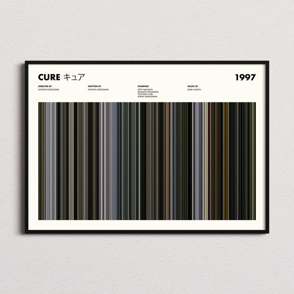 Cure Movie Barcode Poster