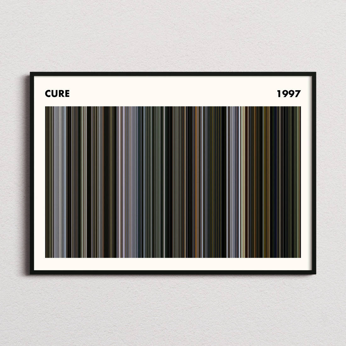Cure Movie Barcode Poster - Simplified