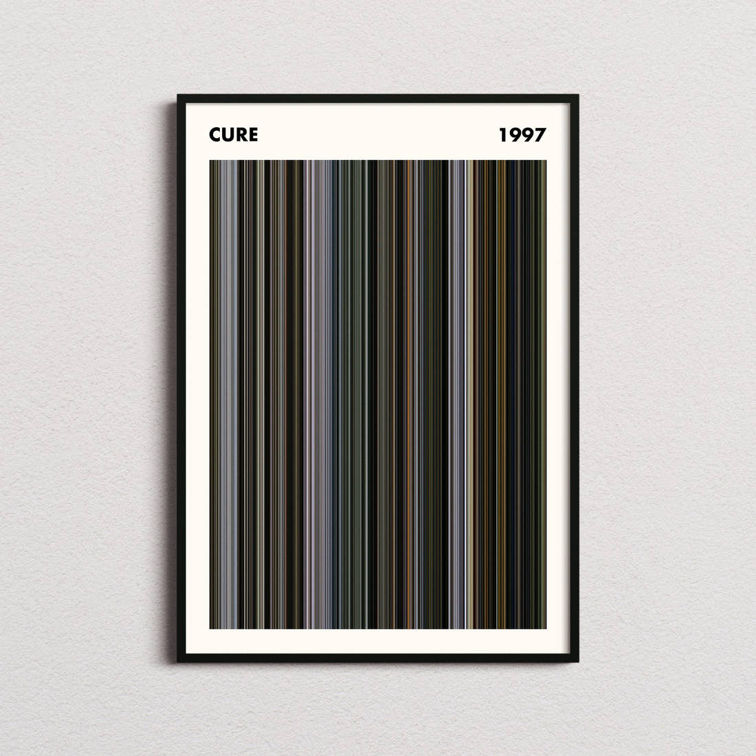 Cure Movie Barcode Poster - Simplified