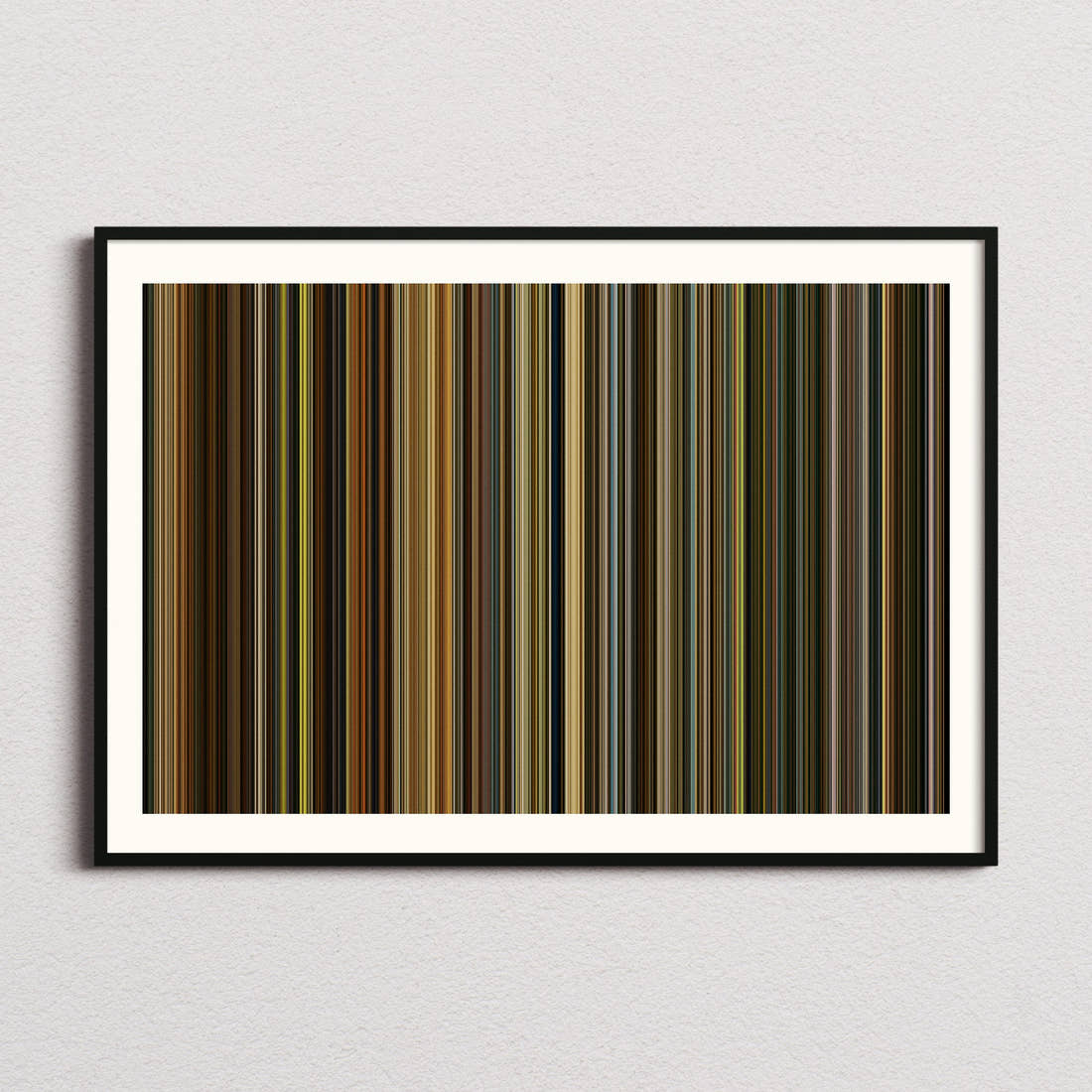 Dangal Movie Barcode Poster - Barcode Only