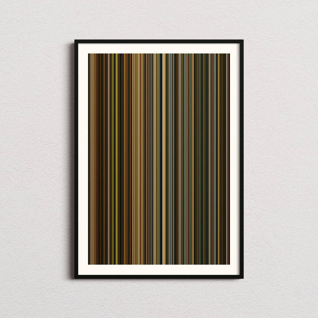 Dangal Movie Barcode Poster - Barcode Only