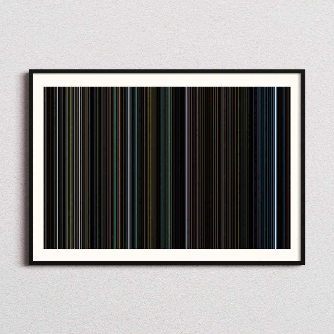Dark City Movie Barcode Poster - Barcode Only
