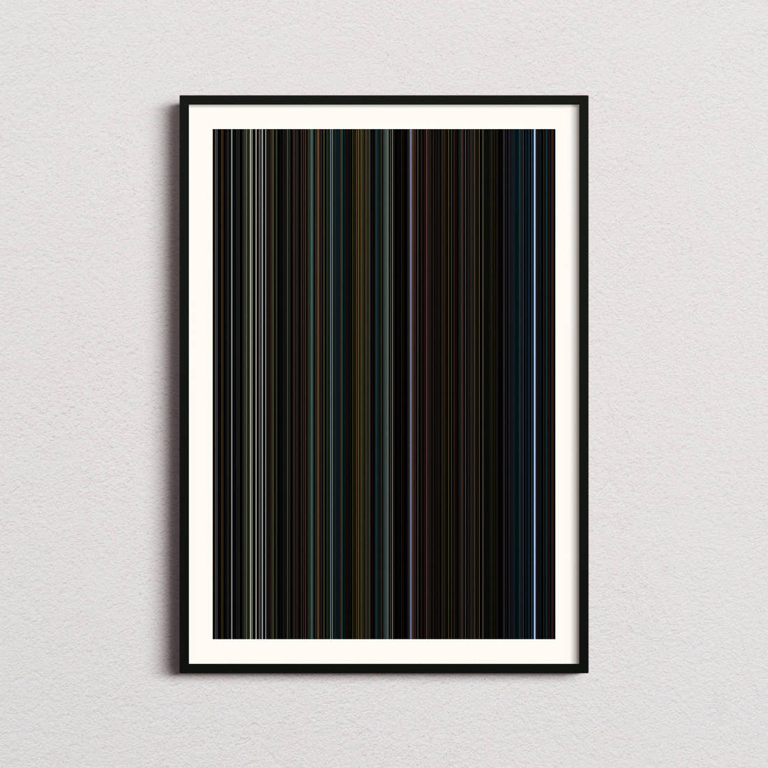 Dark City Movie Barcode Poster - Barcode Only