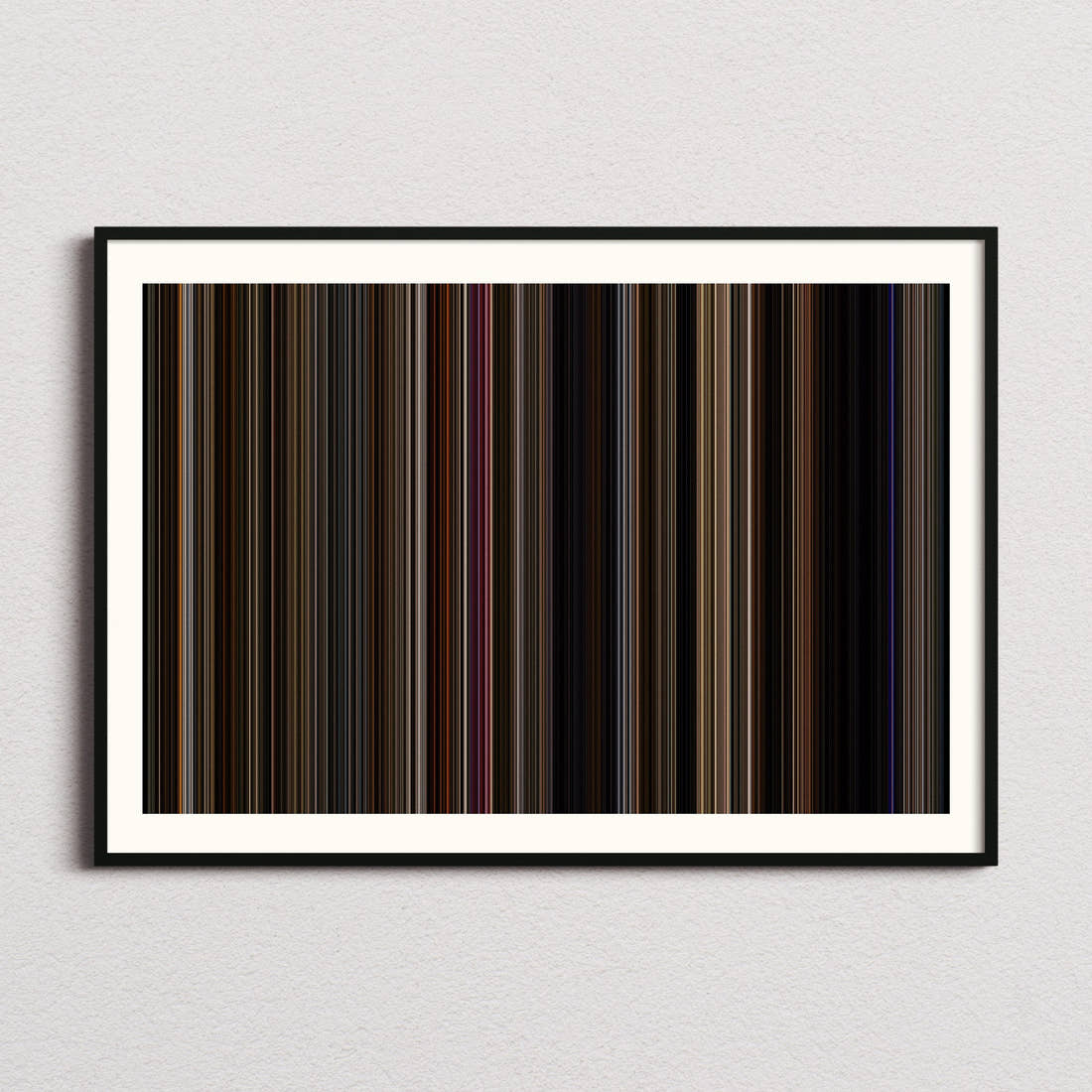 Dark Places Movie Barcode Poster - Barcode Only