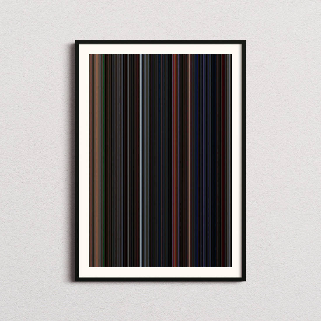 Das Boot Movie Barcode Poster - Barcode Only