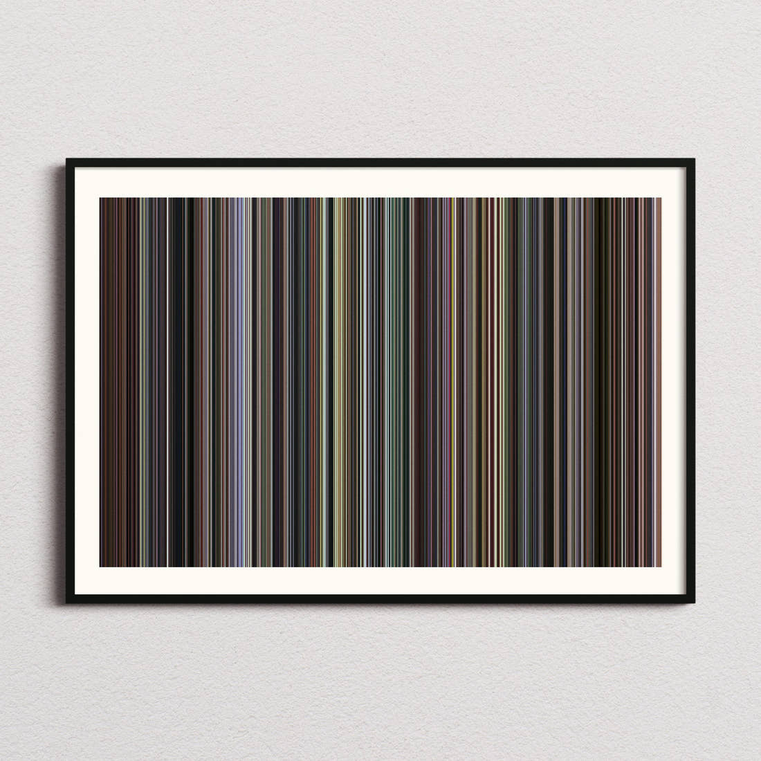 Dawn of the Dead 1978 Movie Barcode Poster - Barcode Only