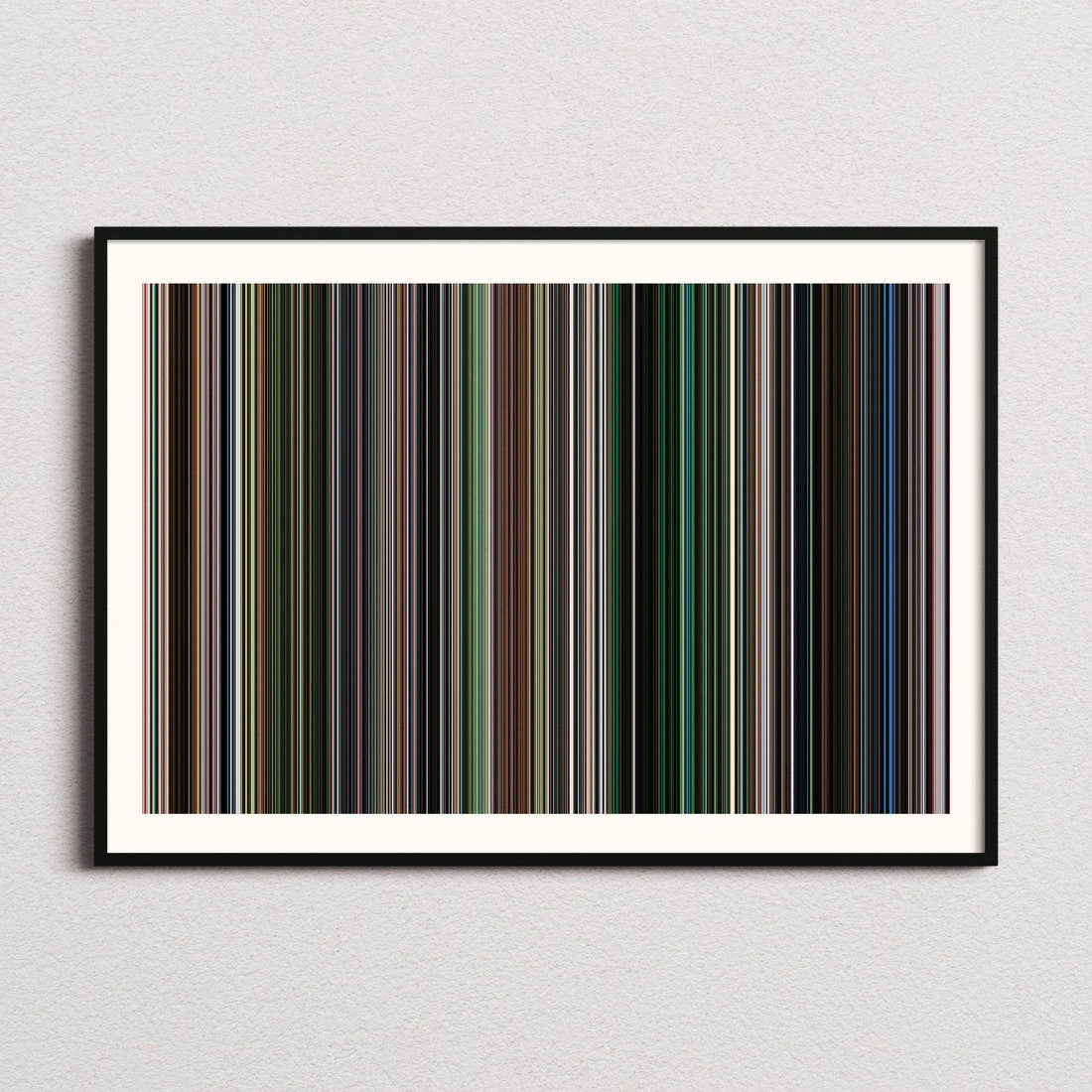 Dawn of the Dead Movie Barcode Poster - Barcode Only