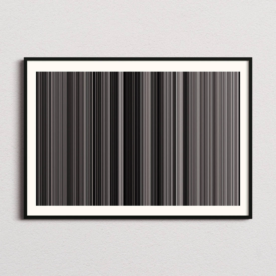 Dead Man Movie Barcode Poster - Barcode Only