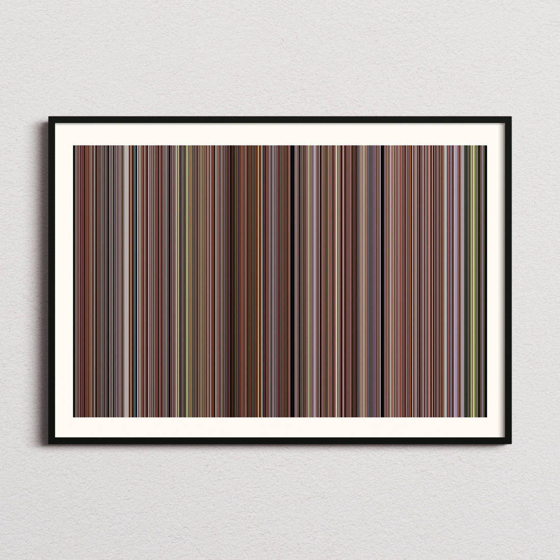 Dead Man Walking Movie Barcode Poster - Barcode Only