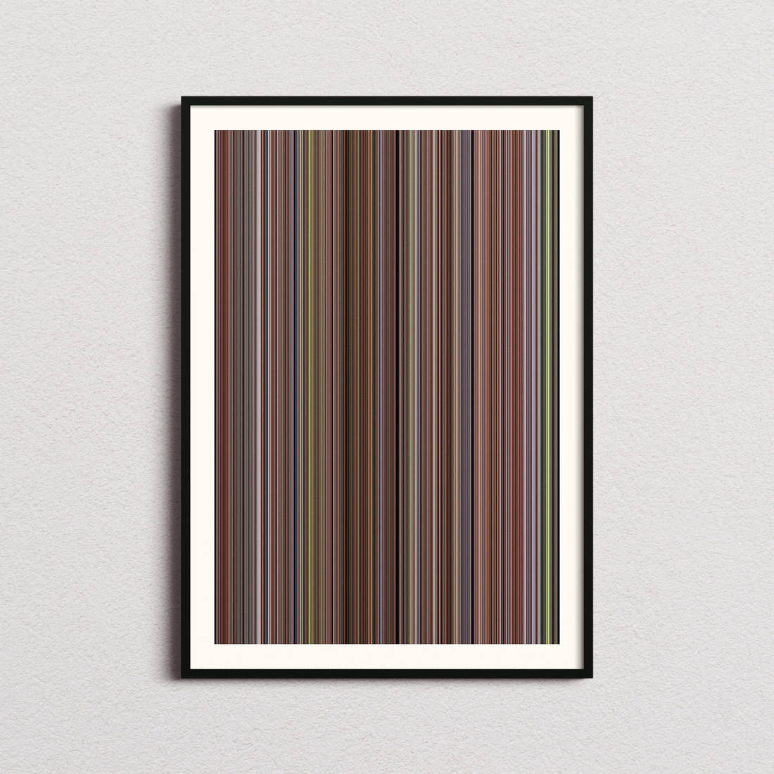 Dead Man Walking Movie Barcode Poster - Barcode Only