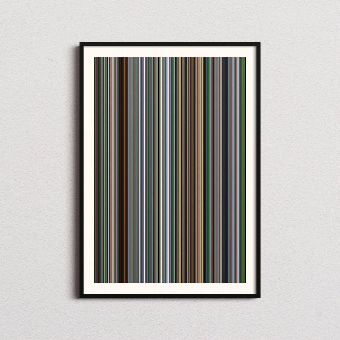 Dead Man's Shoes Movie Barcode Poster - Barcode Only