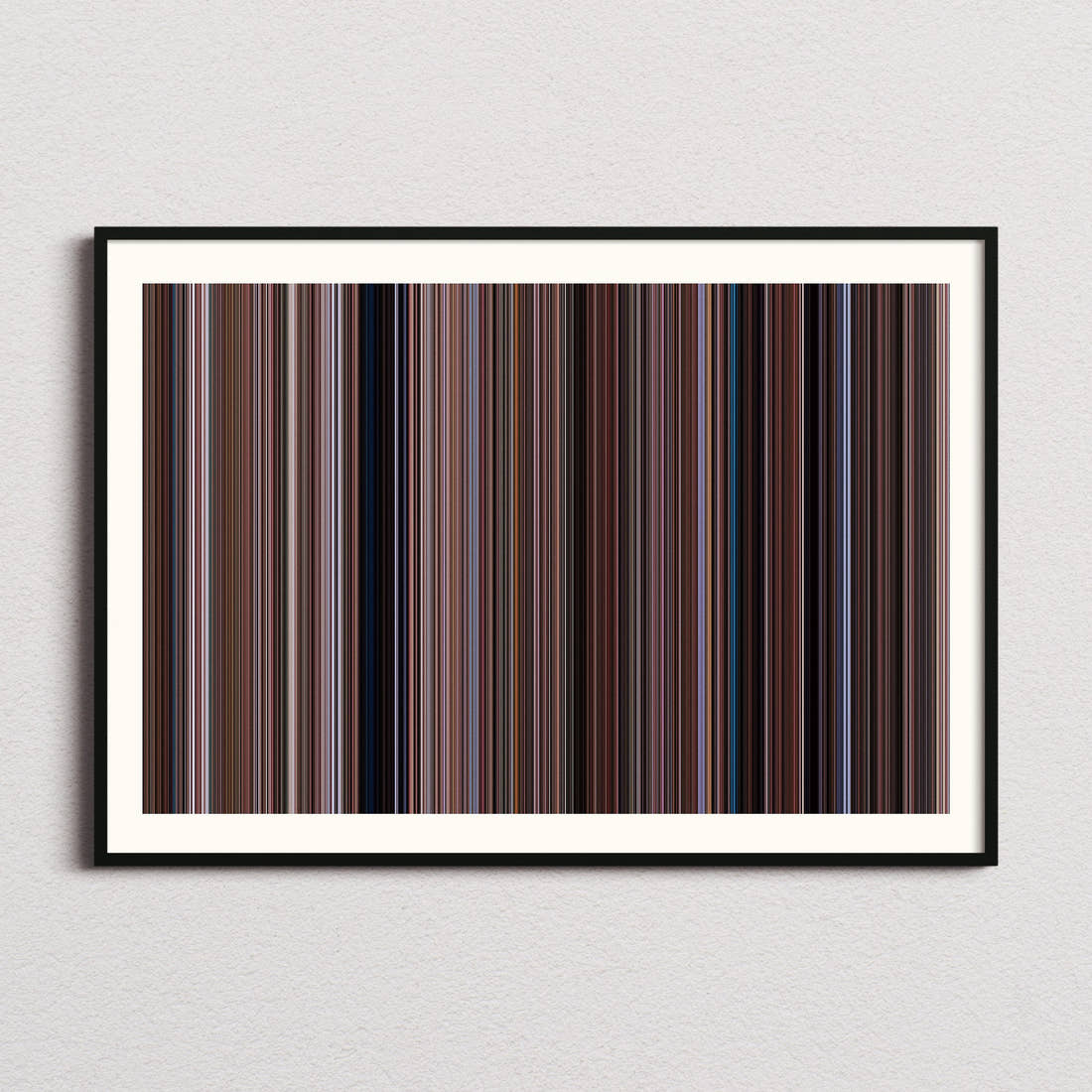 Dead Poets Society Movie Barcode Poster - Barcode Only