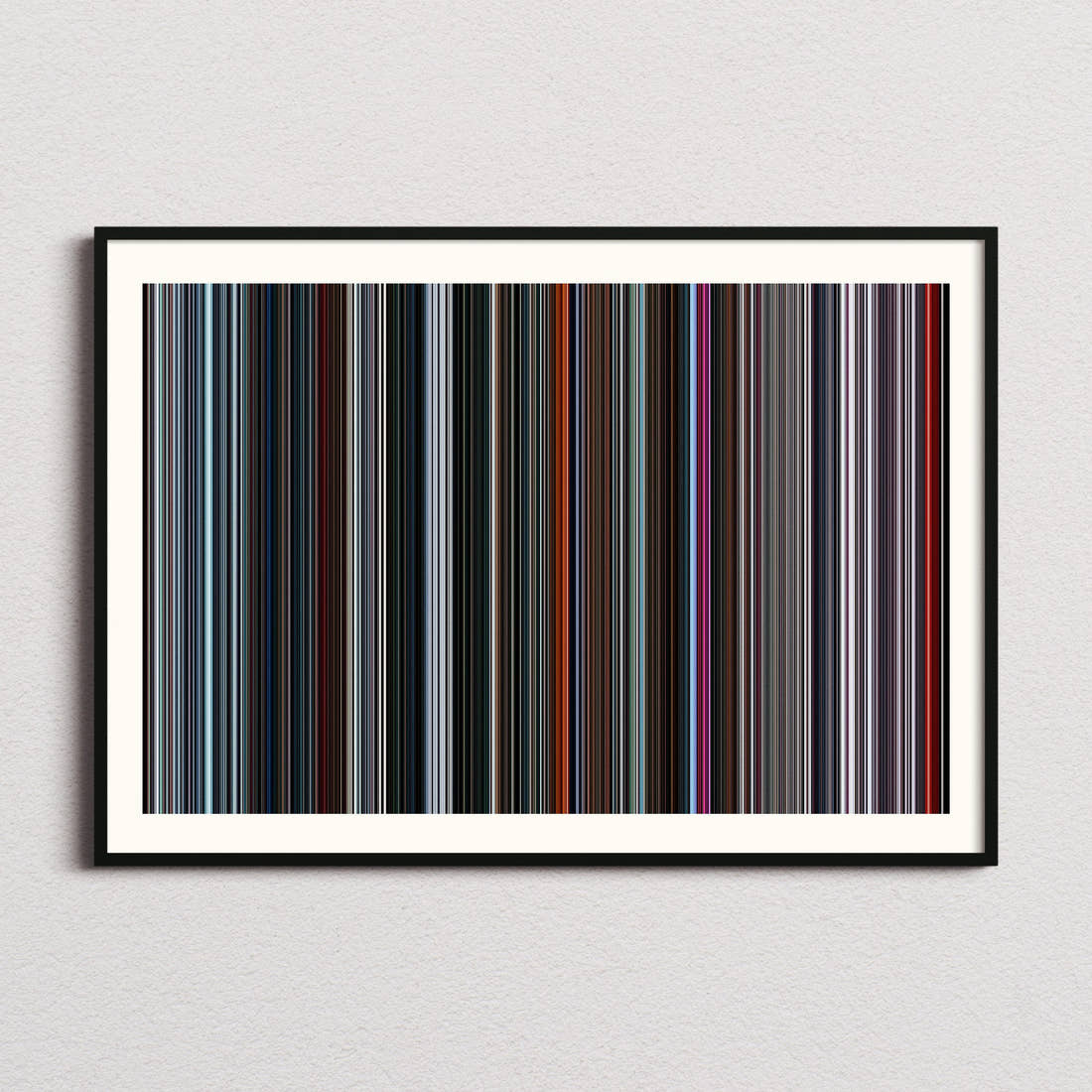 Deadpool Movie Barcode Poster - Barcode Only