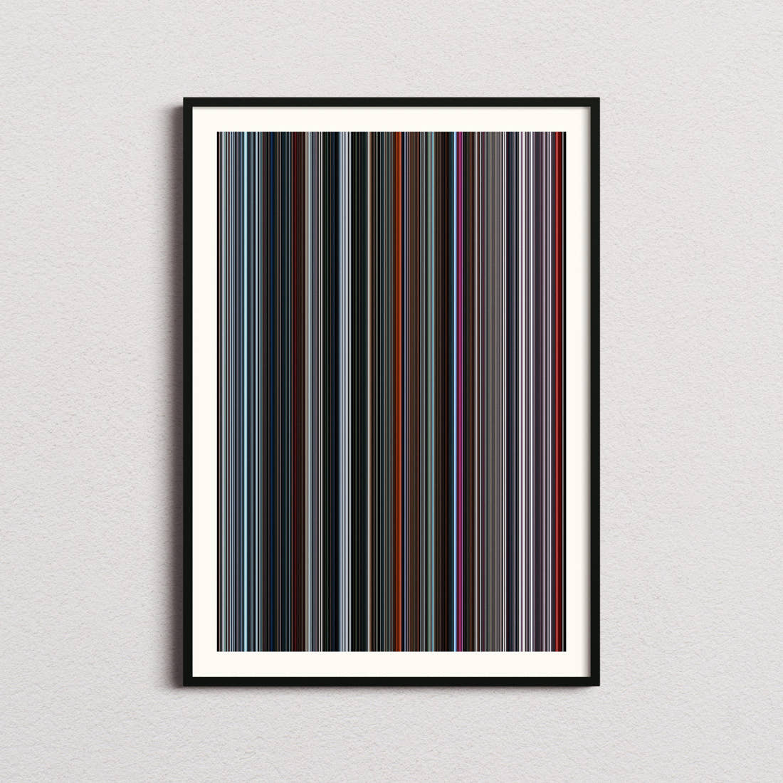 Deadpool Movie Barcode Poster - Barcode Only