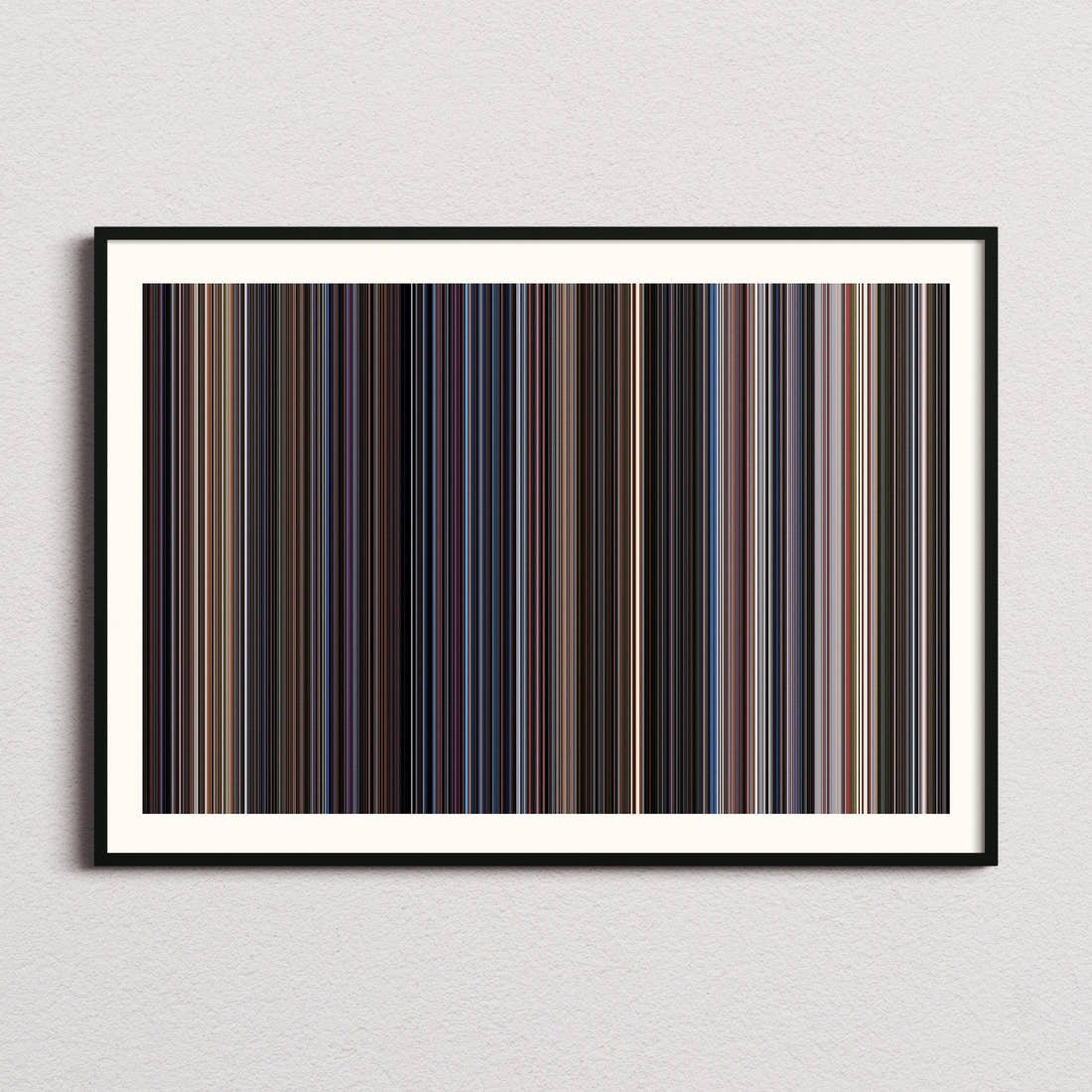 Deep Impact Movie Barcode Poster - Barcode Only