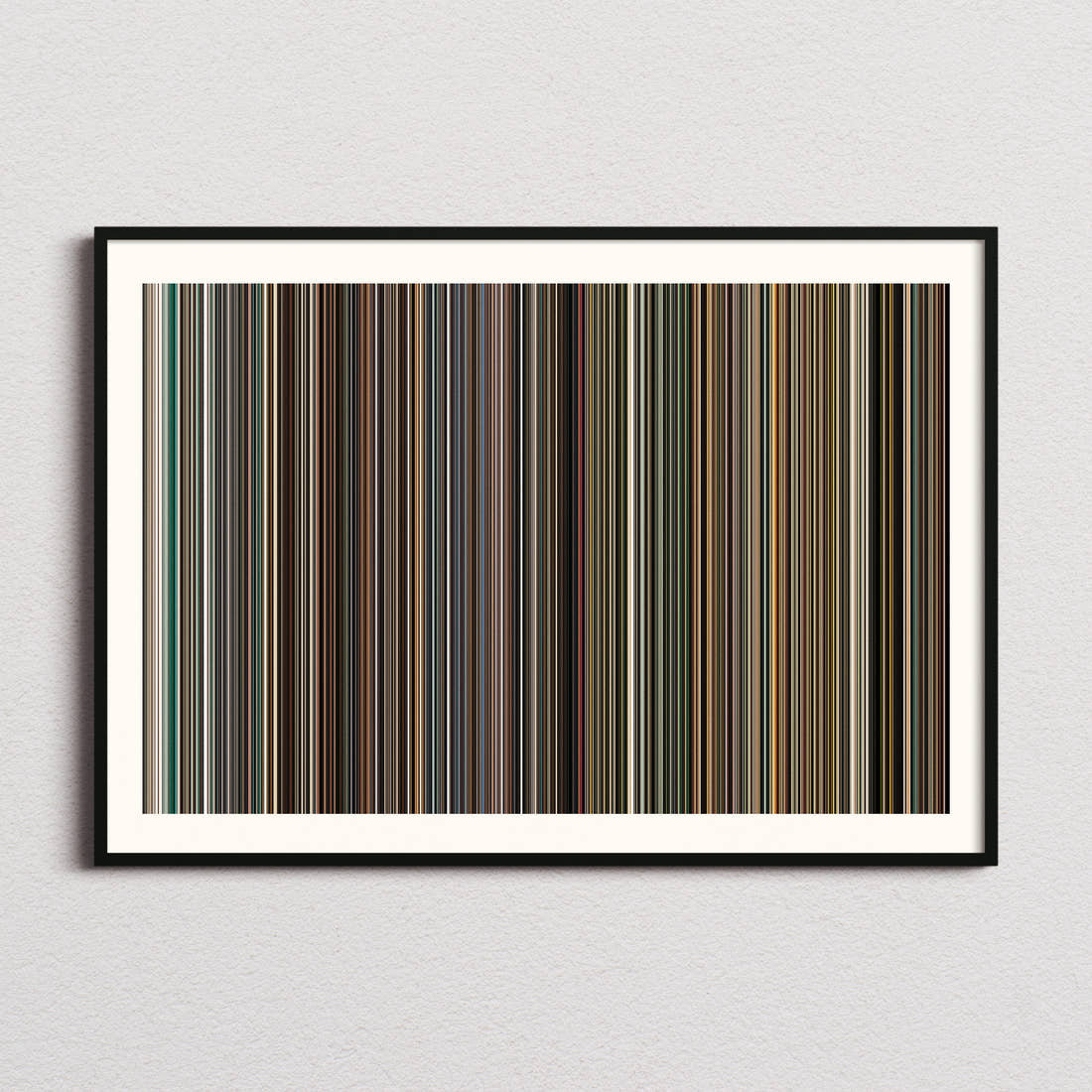 Déjà Vu Movie Barcode Poster - Barcode Only