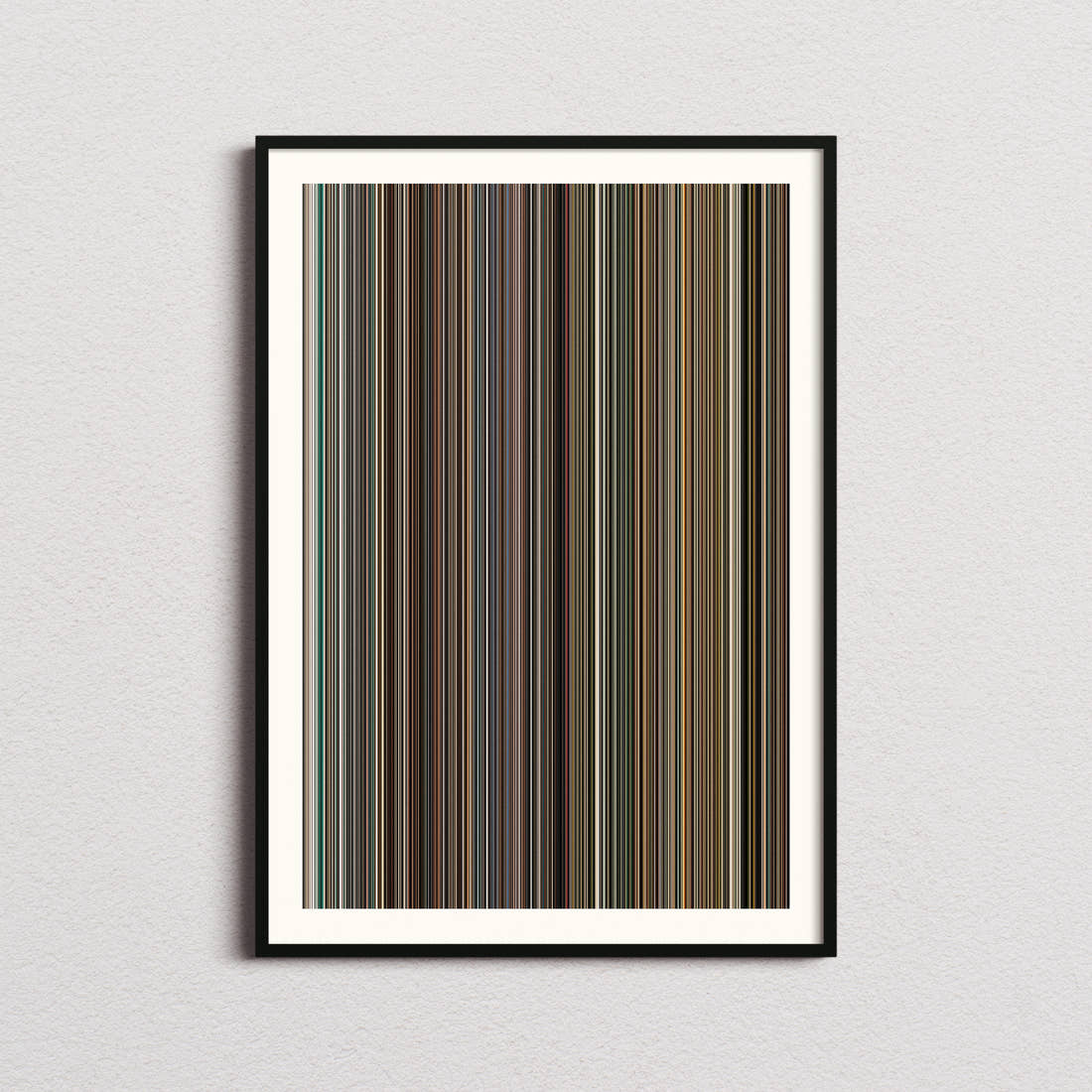 Déjà Vu Movie Barcode Poster - Barcode Only