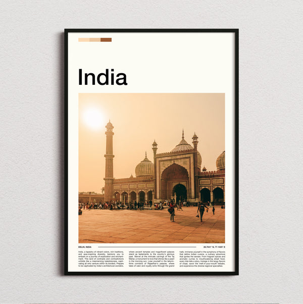 Delhi - Jama Masjid - Travel Print