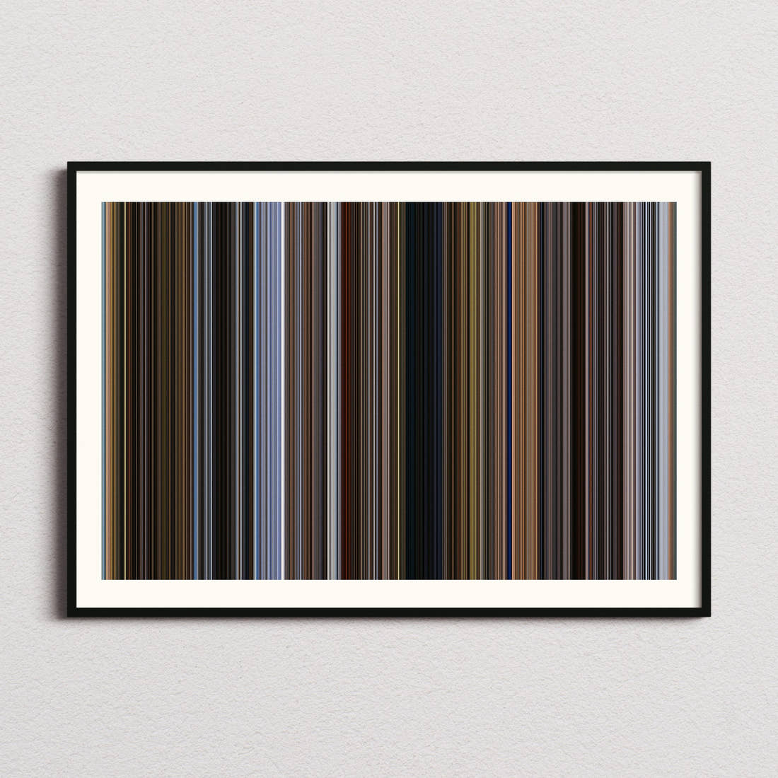Dersu Uzala Movie Barcode Poster - Barcode Only