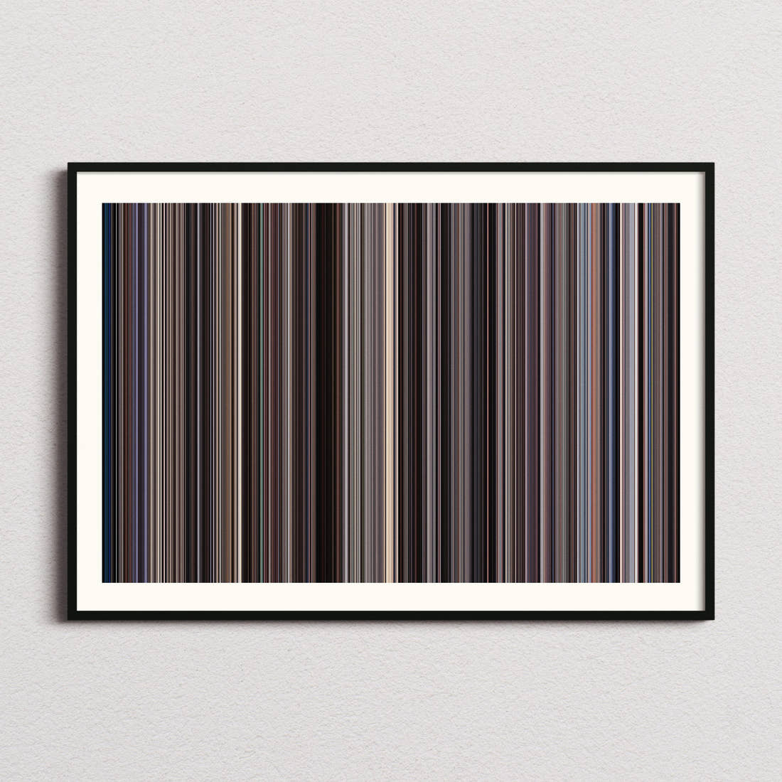 Diamonds Are Forever Movie Barcode Poster - Barcode Only