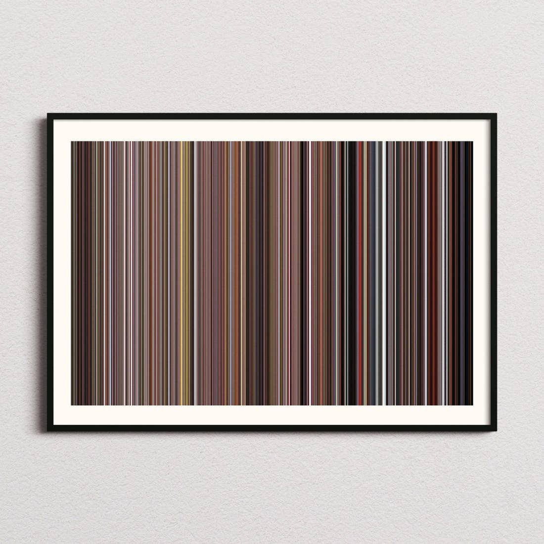 Die Hard with a Vengeance Movie Barcode Poster - Barcode Only