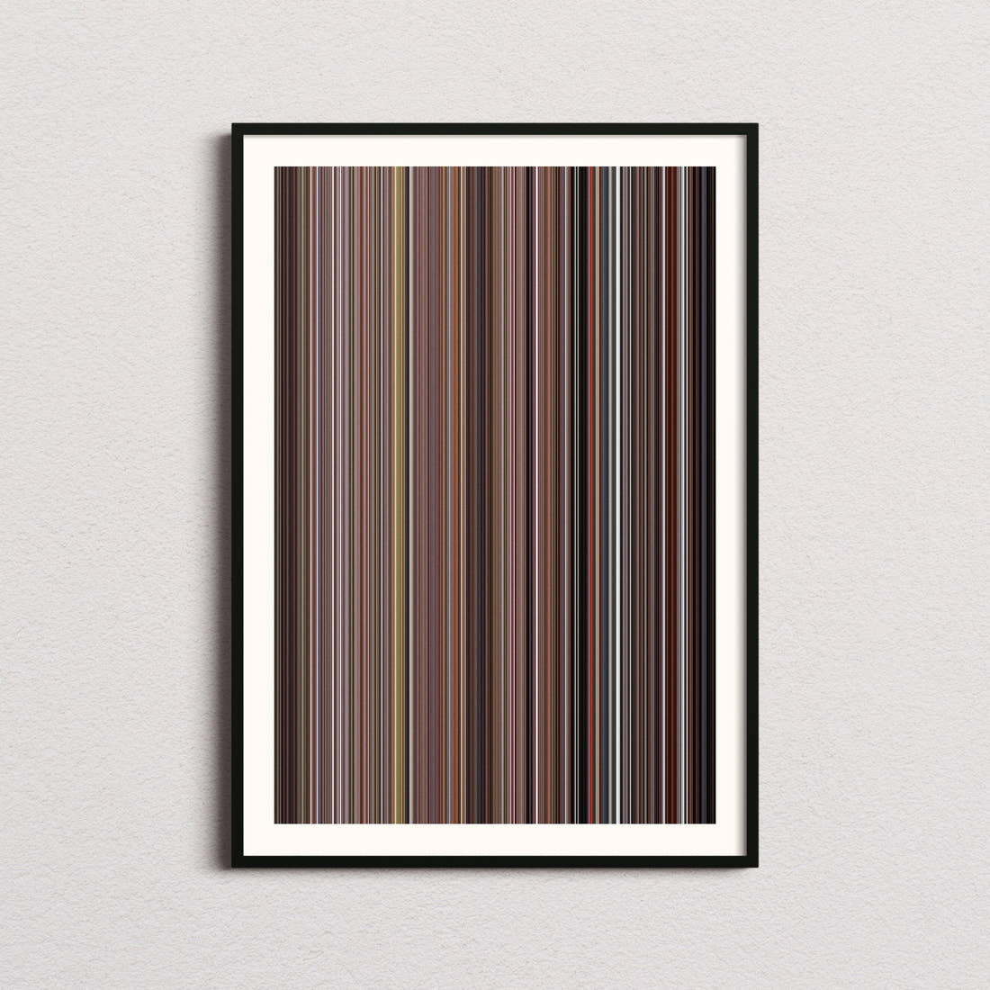 Die Hard with a Vengeance Movie Barcode Poster - Barcode Only