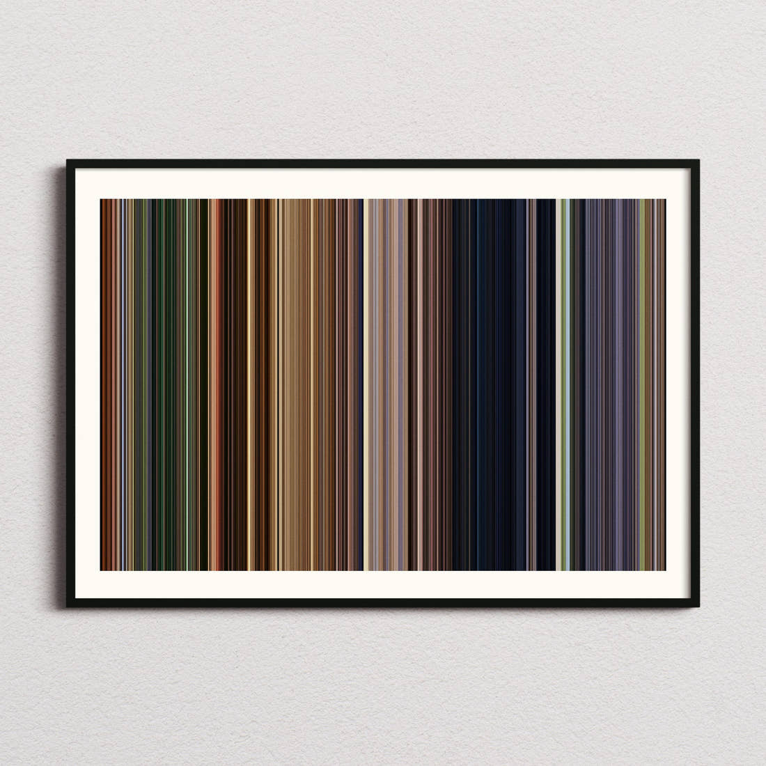 Dinosaur Movie Barcode Poster - Barcode Only