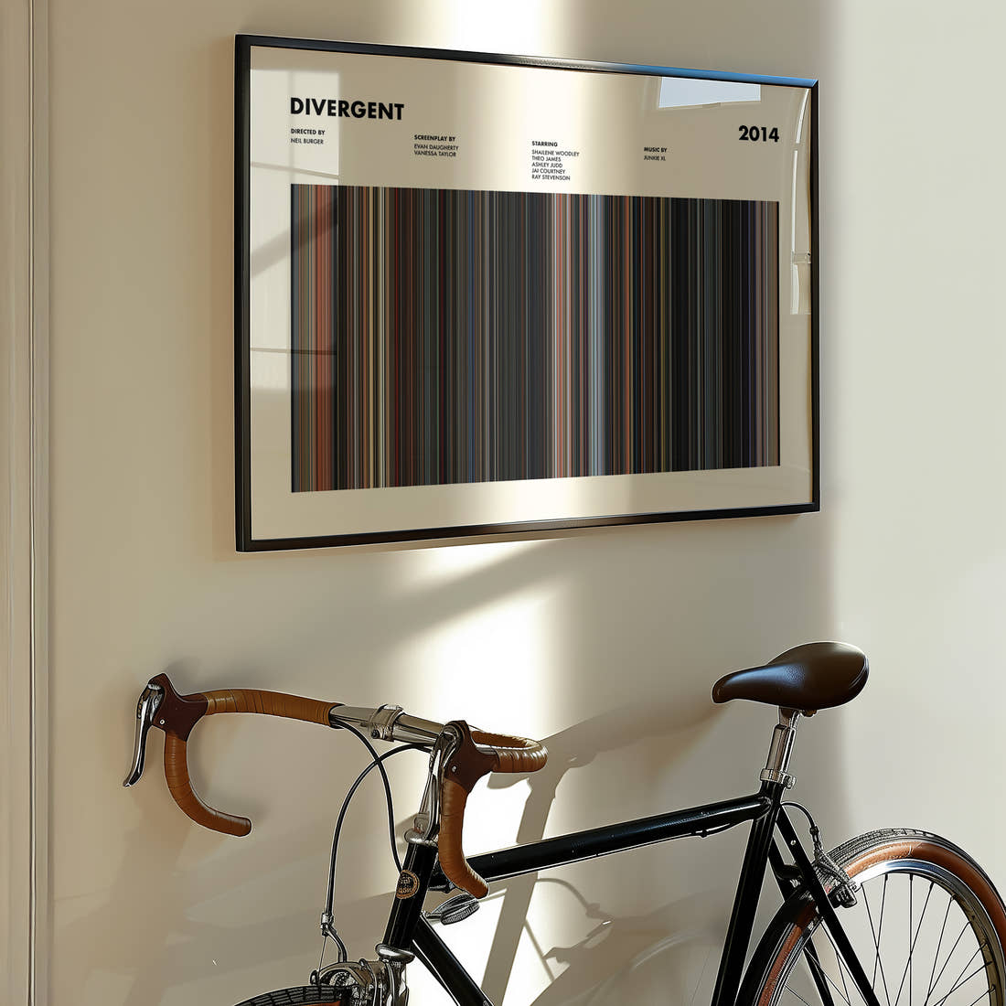 Divergent Movie Barcode Poster