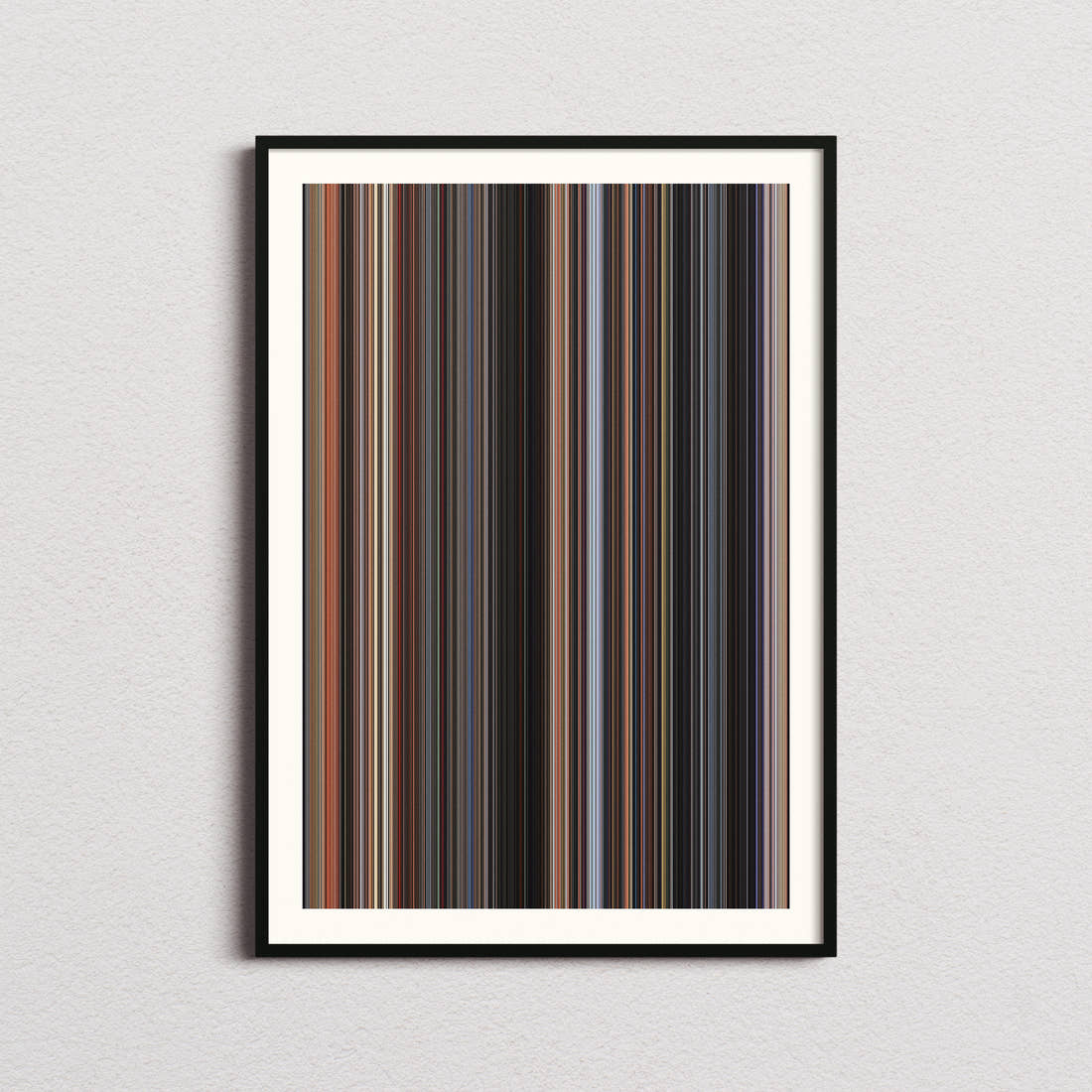 Divergent Movie Barcode Poster - Barcode Only
