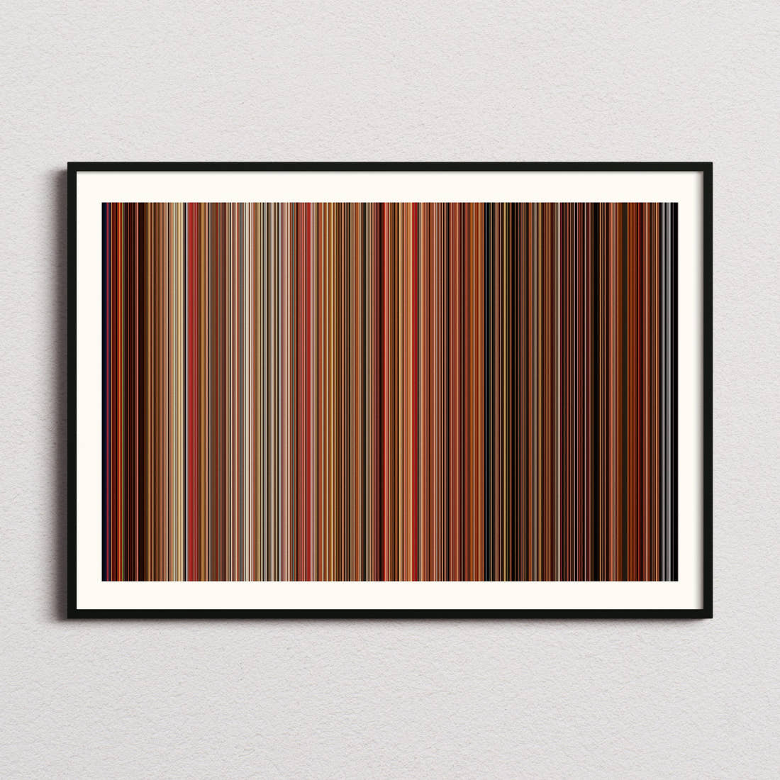 Do The Right Thing Movie Barcode Poster - Barcode Only