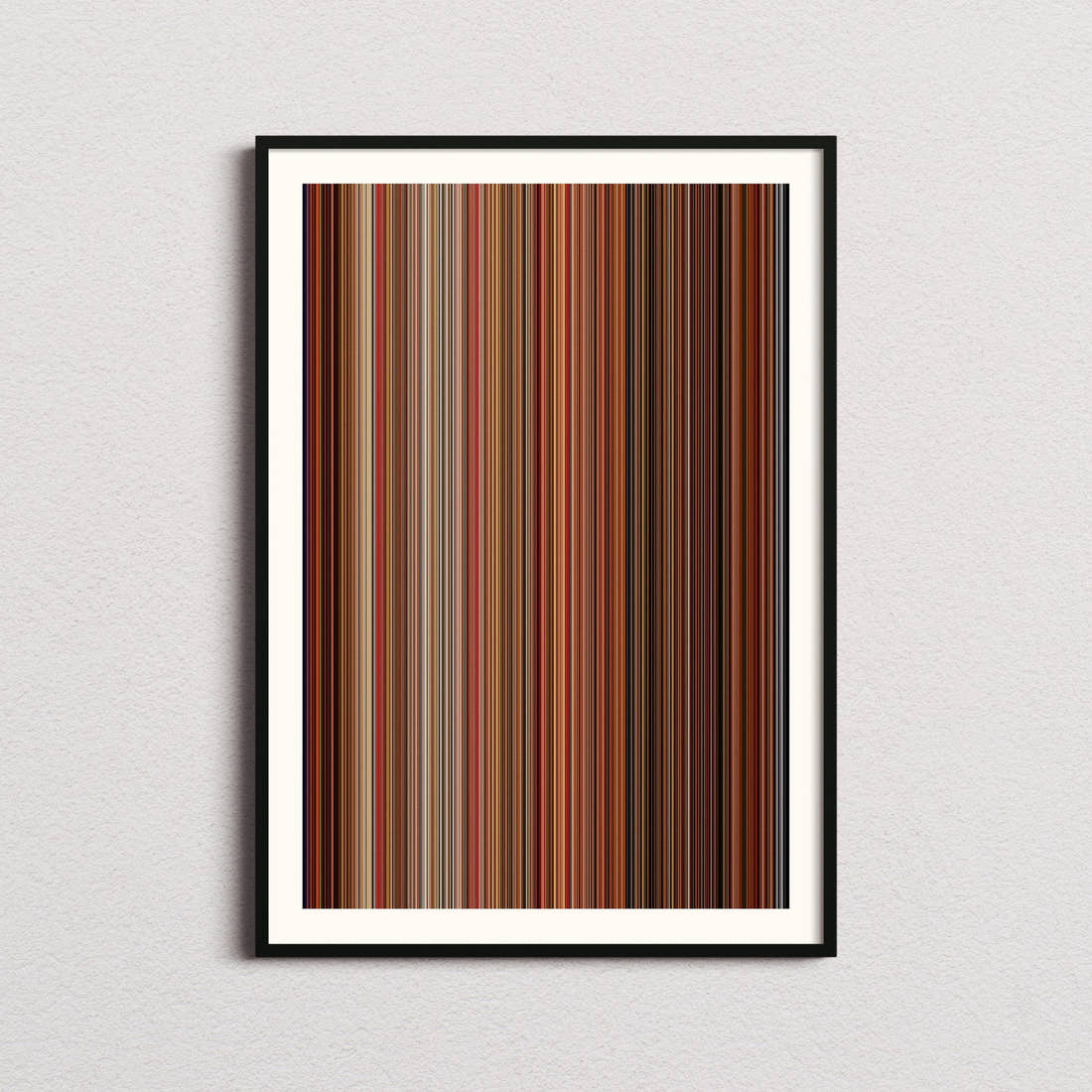 Do the Right Thing Movie Barcode Poster - Barcode Only