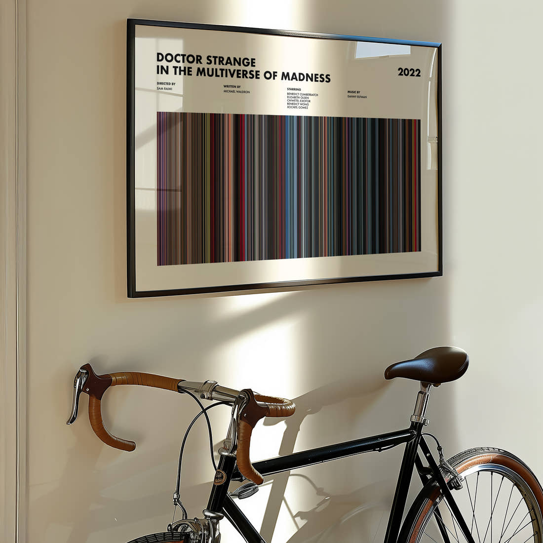 Doctor Strange in the Multiverse of Madness Movie Barcode Poster