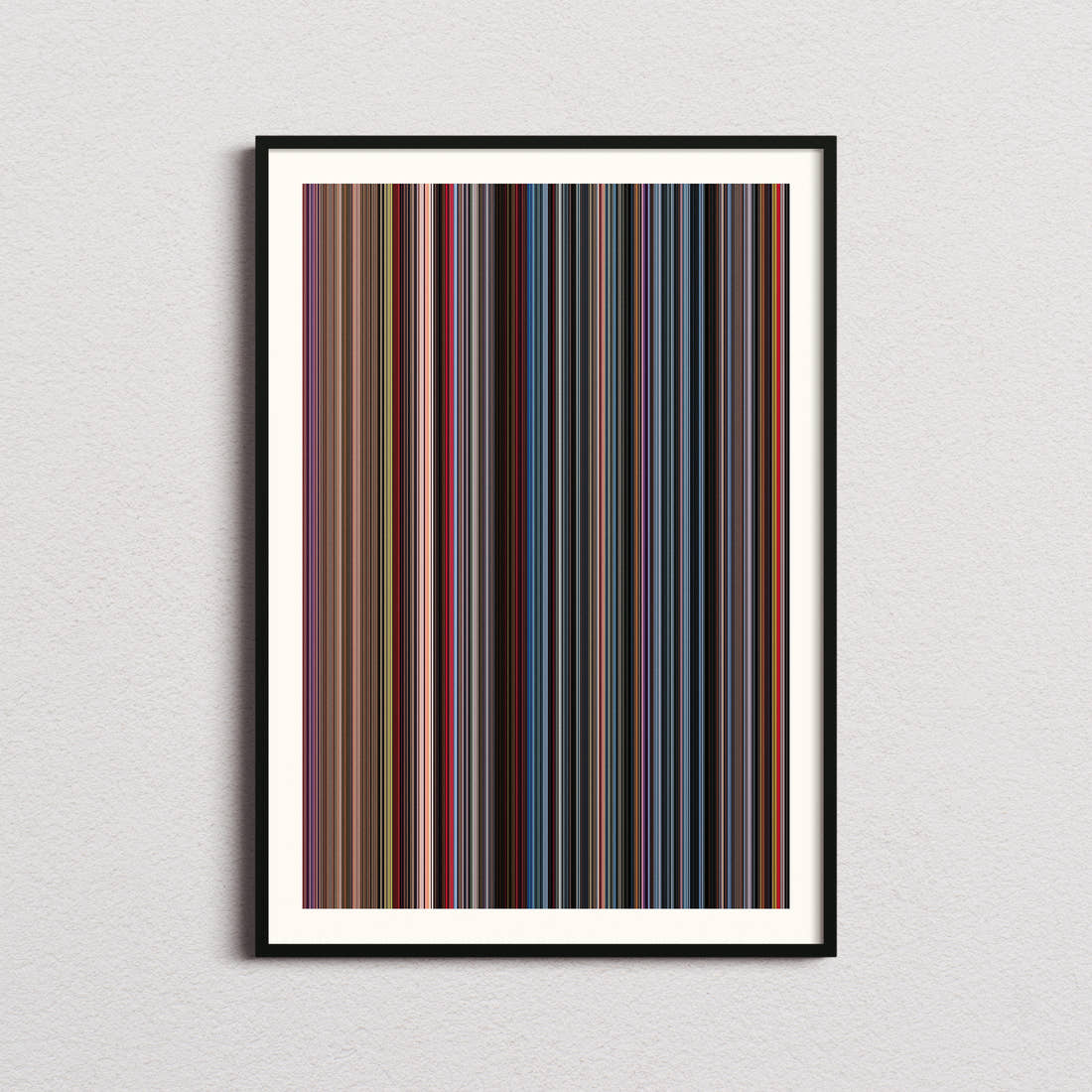 Doctor Strange in the Multiverse of Madness Movie Barcode Poster - Barcode Only