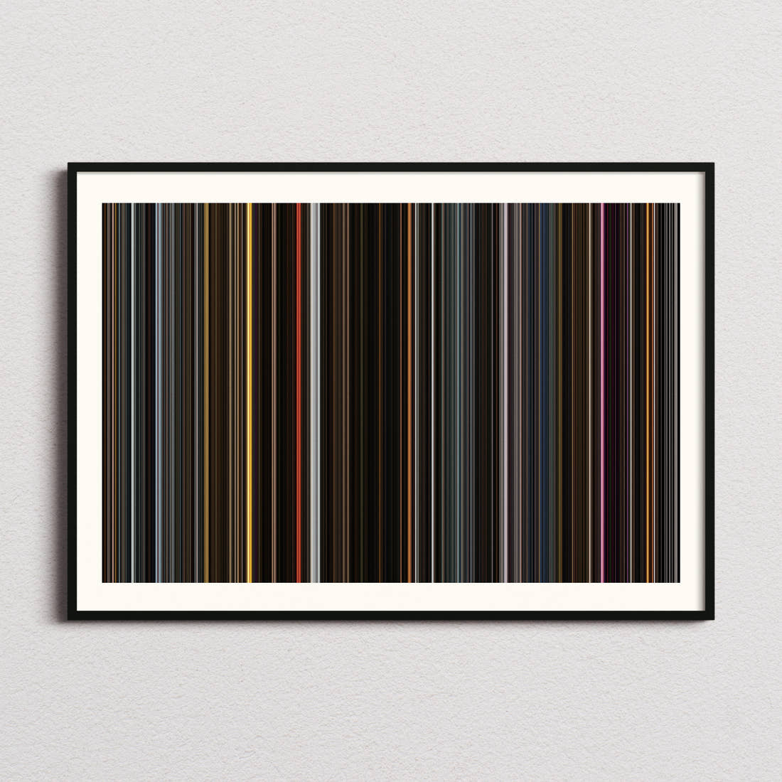 Doctor Strange Movie Barcode Poster - Barcode Only