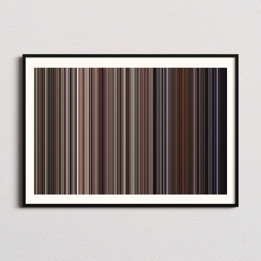 Dog Day Afternoon Movie Barcode Poster - Barcode Only